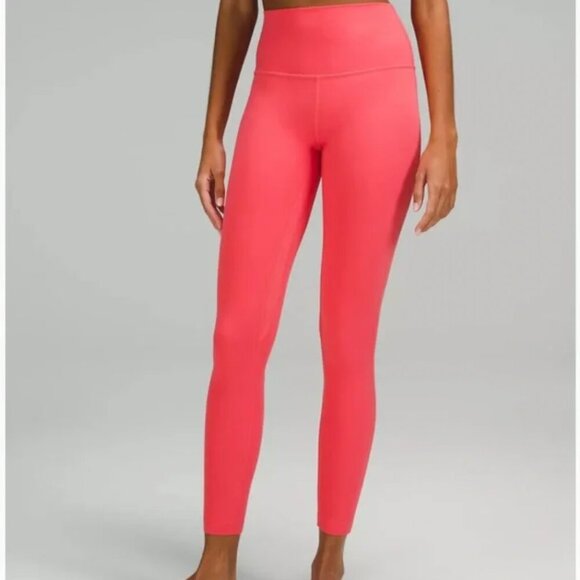 Lululemon Align High Rise Legging 28" Pink Double lined Size 8 - Picture 1 of 10